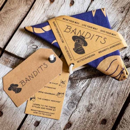 Bandana BANDITS® Heritage bleu