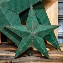 Amish Barn star dark green