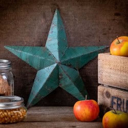 Amish Barn star dark green