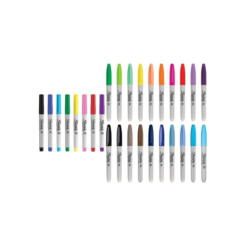 Sharpie Permanent Markers, set of 28, Peacock