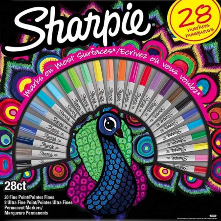 Set of 28 Sharpie markers – Made in USA