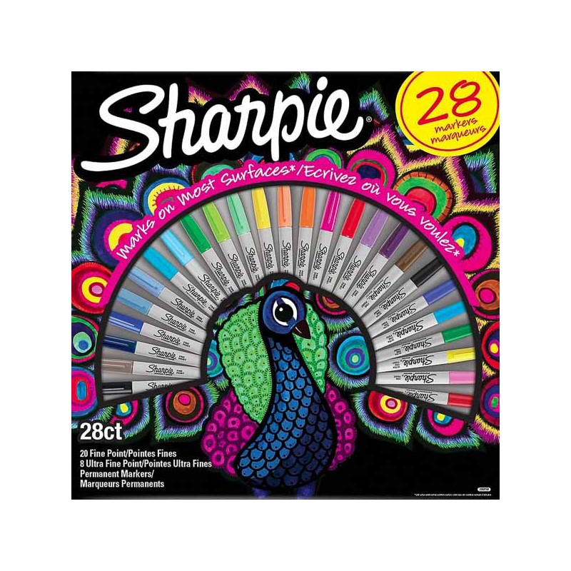 Set of 28 Sharpie markers – Made in USA