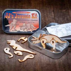 Kit en bois animaux préhistorique