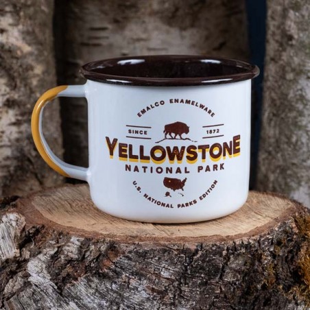 Grand Mug en acier émaillé Yellowstone National Park