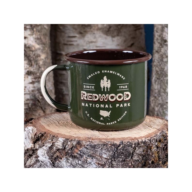 Large Enamel Mug Redwood National Park