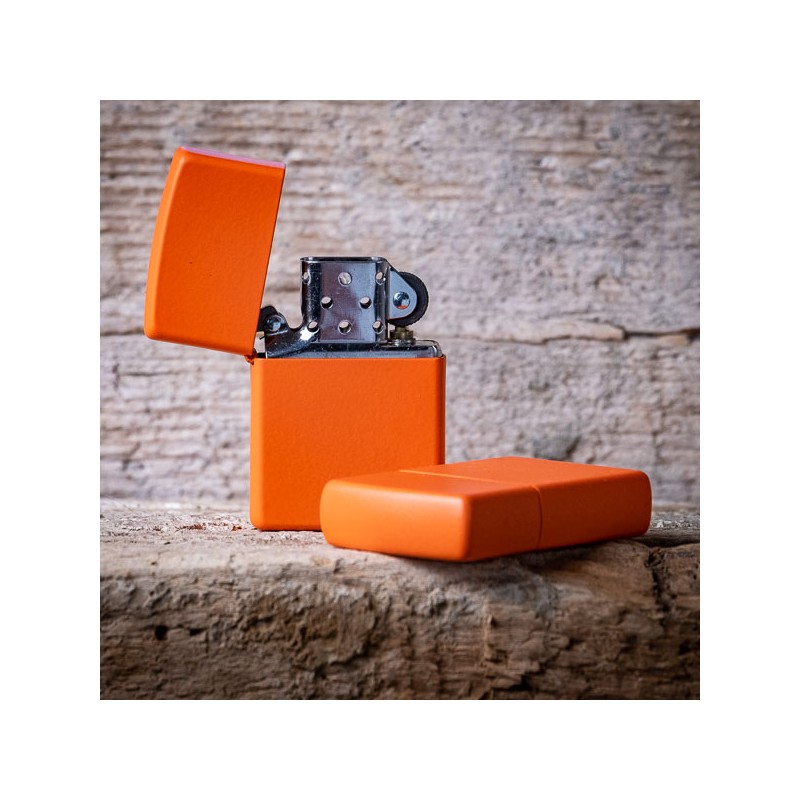 Lighter ZIPPO Classic Orange Matte - made in USA