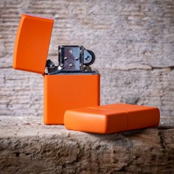 Lighter ZIPPO Classic Orange Matte - made in USA