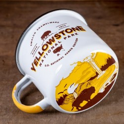 Grand Mug en acier émaillé Yellowstone National Park