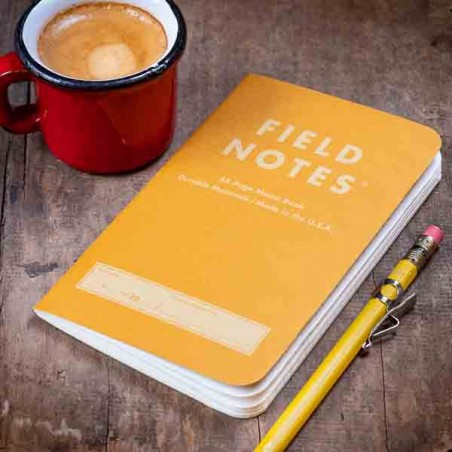 Notebook Kraft Plus Amber 2 pack FIELD NOTES Made in USA