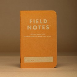 Pack 2 carnets FIELD NOTES  Kraft Plus Ambre - Made in USA
