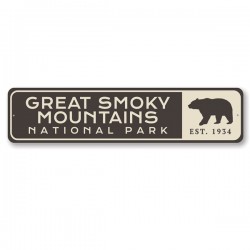 Great Smoky Mountains national park Metal Sign - made in USA