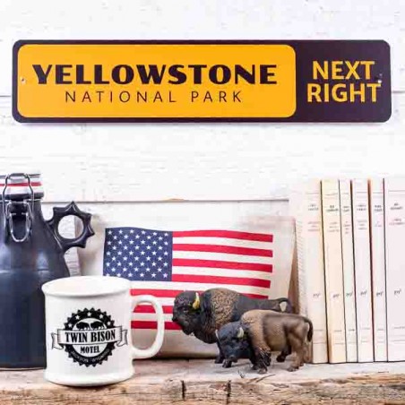 Yellowstone Next Right Metal Sign - made in USA