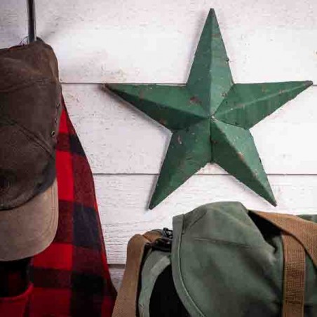 Amish Barn star dark green