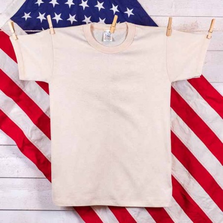 T SHIRT COTON BIO SOS TEXAS Made in USA