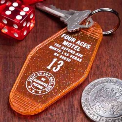 FOUR ACES MOTEL key tag Las Vegas