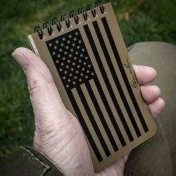 Notebook Tan Flag RITE IN THE RAIN 3"x 5" Made in USA