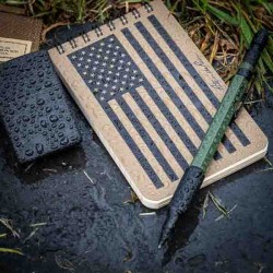 Notebook Tan Flag RITE IN THE RAIN 3"x 5" Made in USA