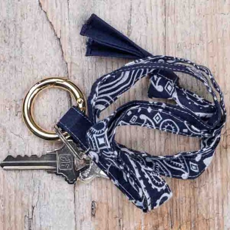 American bandana keychains navy