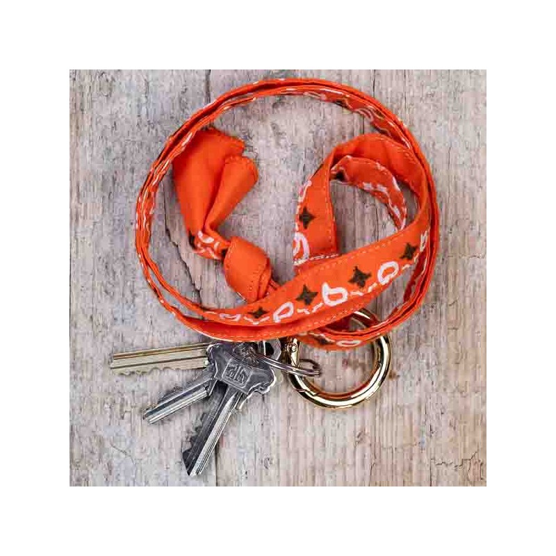 American bandana keychains orange