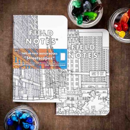 Duo carnets de croquis Streetscapes serie A Field Notes