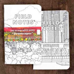 Duo carnets de croquis Streetscapes serie B Field Notes