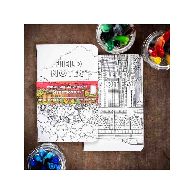 Duo carnets de croquis Streetscapes serie B Field Notes