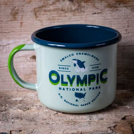 Large Enamel Mug Olympic National Park