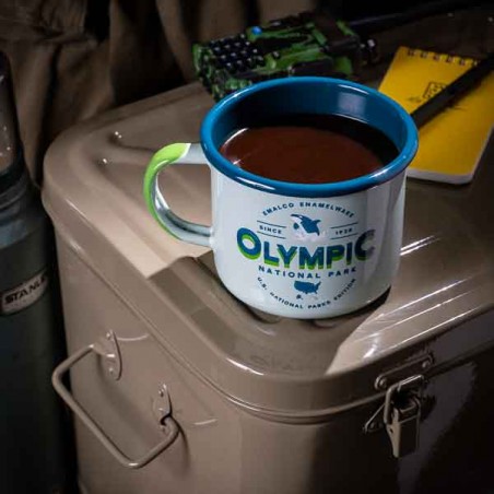 Large Enamel Mug Olympic National Park