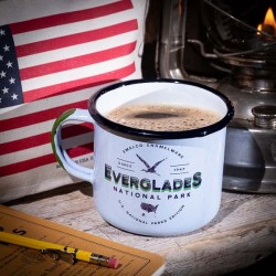 Set de 7 grands Mugs émaillés Parcs Nationaux Américains