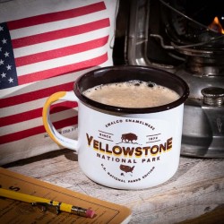 Set de 7 grands Mugs émaillés Parcs Nationaux Américains
