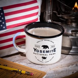 Set de 7 grands Mugs émaillés Parcs Nationaux Américains