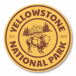 Yellowstone Est 1872 Metal Sign - made in USA