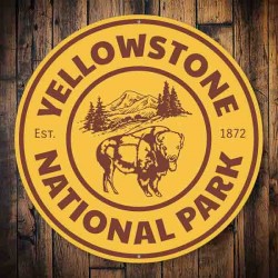 Yellowstone Est 1872 Metal Sign - made in USA