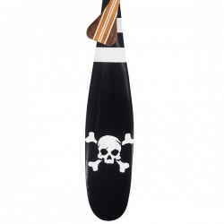 Artisan Painted Paddles Jolly Roger made in USA