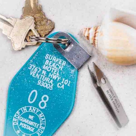 MOTEL Key tag  SURFER BEACH MOTEL made in USA