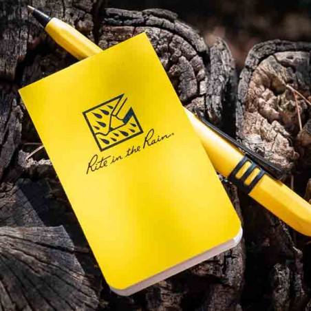 Pack de 6 Micro-Carnets Rite In The Rain jaune - made in USA