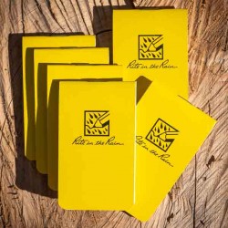 Pack de 6 Micro-Carnets Rite In The Rain jaune - made in USA