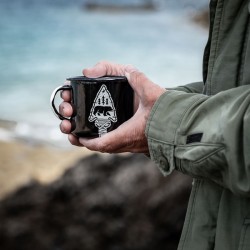 Large Enamel Mug Arrow