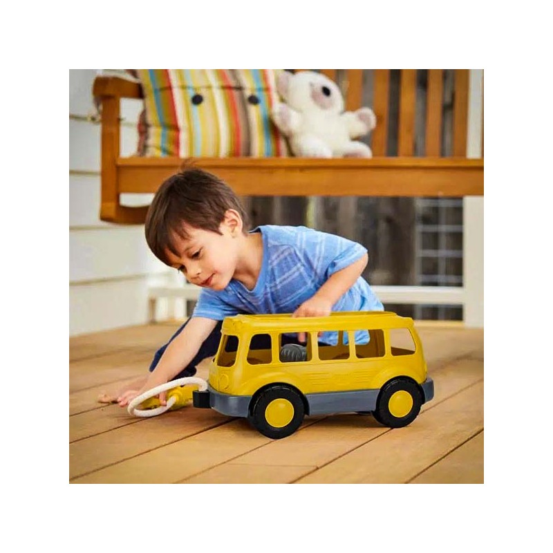 Chariot Bus Scolaire Américain de Green Toys  - Made in USA