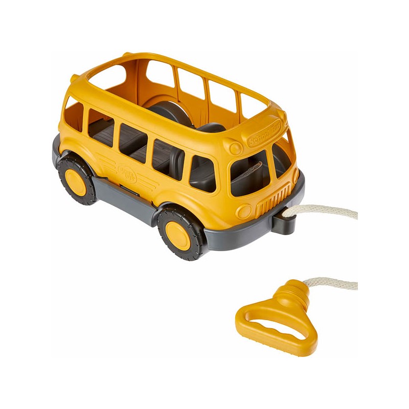Jouet de collection jaune pour autobus scolaire avec réplique de son et  lumière moulée sous pression