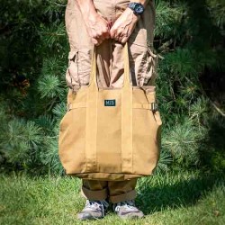 Large Multi Tote Bag MIS Coyote Brown – Made in USA