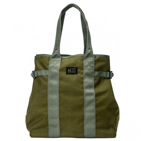 Grand Multi Tote Bag Vert Armé by MIS – Made in USA