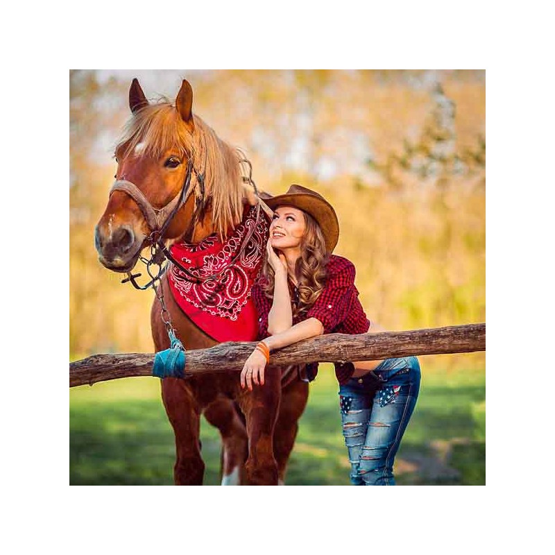 ASOS DESIGN - Bandana En Coton Biologique Imprimé Cachemire - Noir