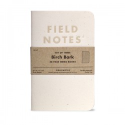 Notebook Birch Bark 3 pack FIELD NOTES