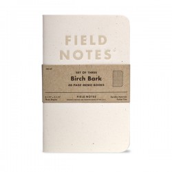 Notebook Birch Bark 3 pack FIELD NOTES