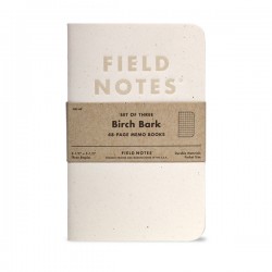 Pack 3 carnets FIELD NOTES Birch Bark - Made in USA