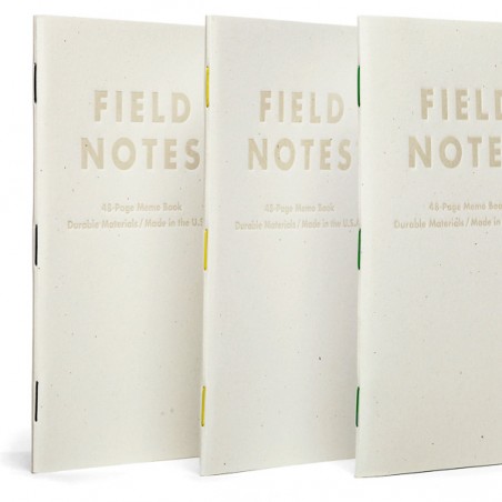 Notebook Birch Bark 3 pack FIELD NOTES