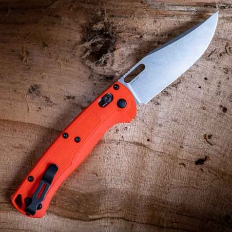 Benchmade Taggedout Grivory Orange Made in USA