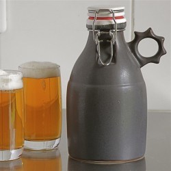 Growler émaillé NOIR MAT (0.960L) made in USA