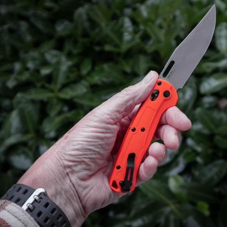 Couteau Benchmade Taggedout Grivory Orange Made in USA